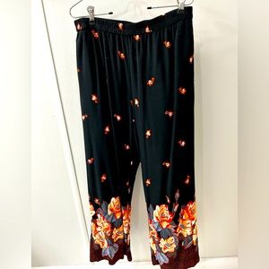 Anthropologie cropped boho summer pants
